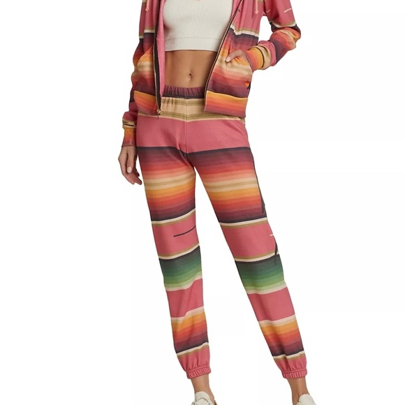 Aviator NationSerape Bolt Stitch Sweatpants Pink Multi...